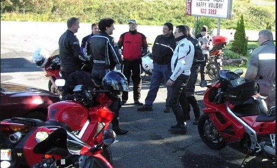 Planning a group motorcycle ride