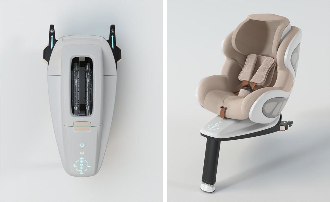 BabyArk Car Seat Frank Stephenson Designs The Safest Infant Car Seat